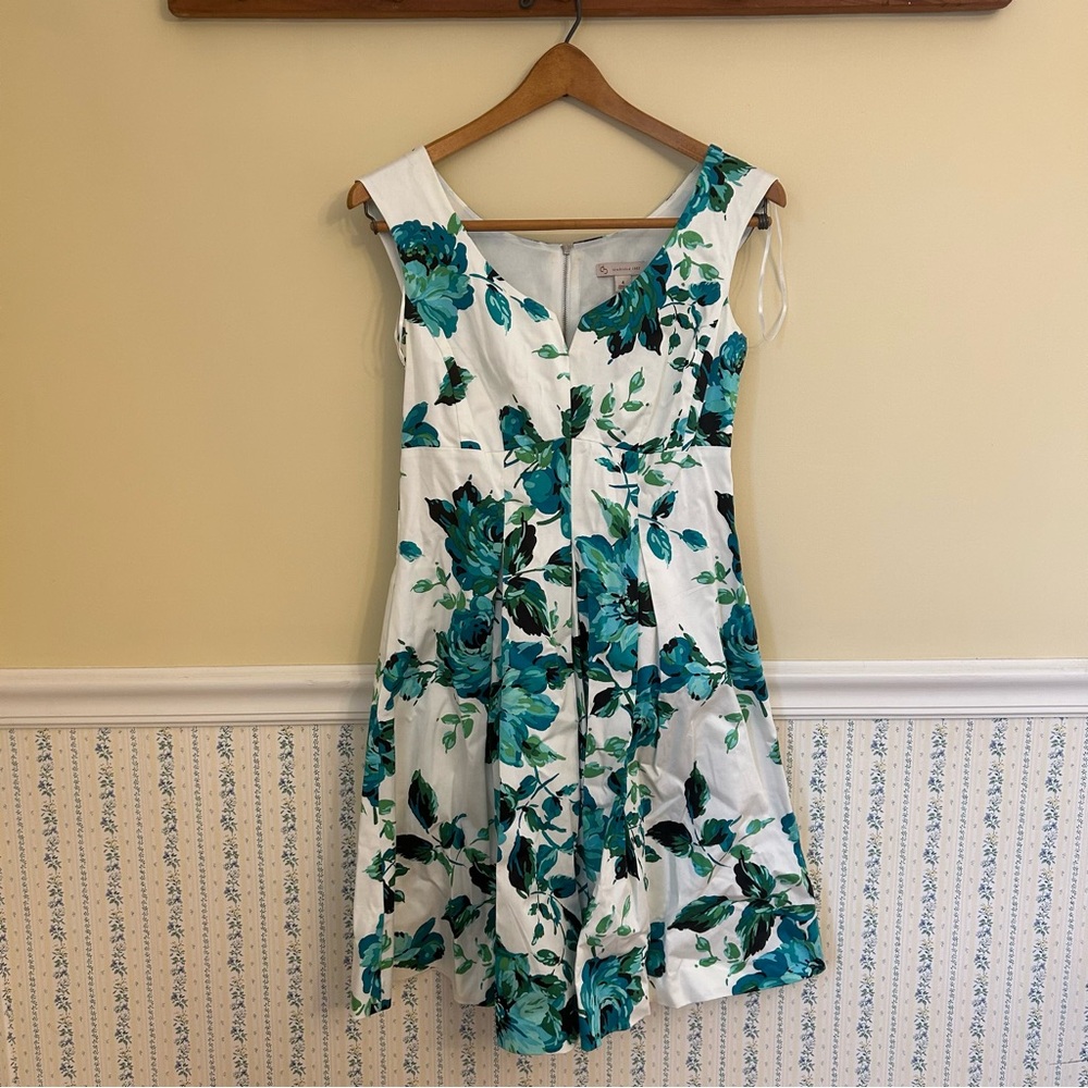 Dressbarn Floral Midi Formal Dress